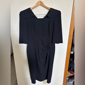 LK Bennett London professional navy dress US 10